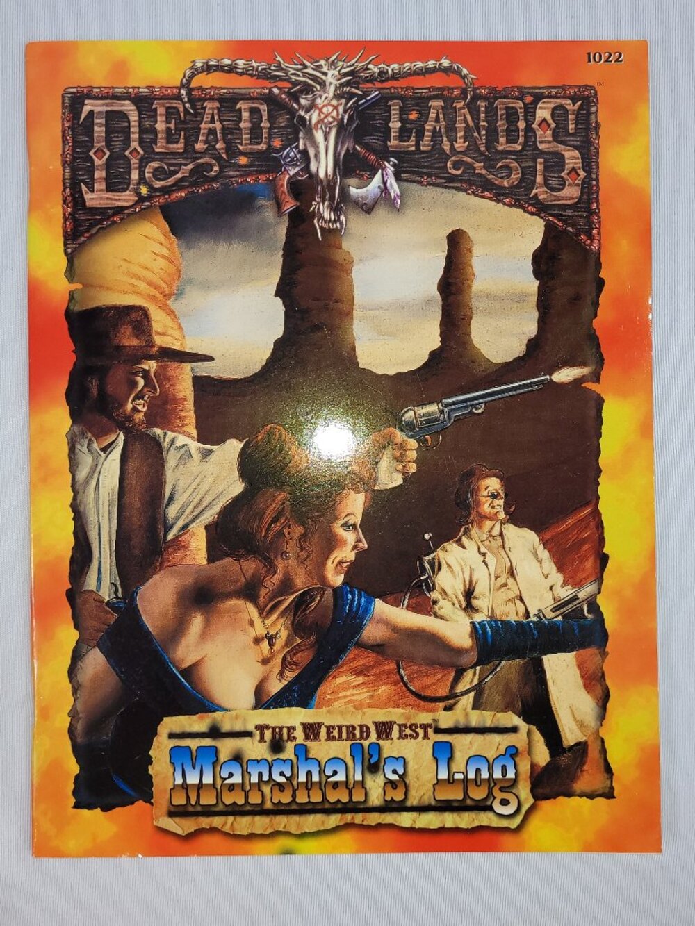 Dead Lands Marshal's Log Weird West Handbook RPG Softcover Game Book Manual